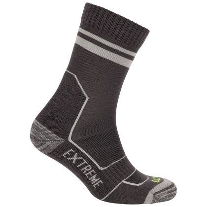 DLX Unisex Trekking Socks Dvander in Black/Dark Grey