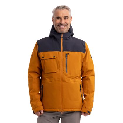 Mens Padded Waterproof Jacket Eastwell in Ginger