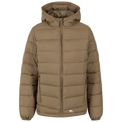 Trespass Womens Padded Jacket in Army Elegant, Front view on mannequin