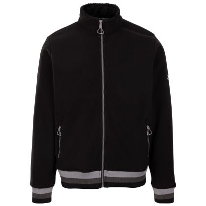 Mens Fleece AT300 Elford in Black, Front view on mannequin
