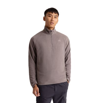 Mens Half Zip Fleece Eliston in Storm Grey