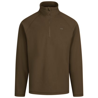 Mens Half Zip Fleece Eliston in Dark Vine