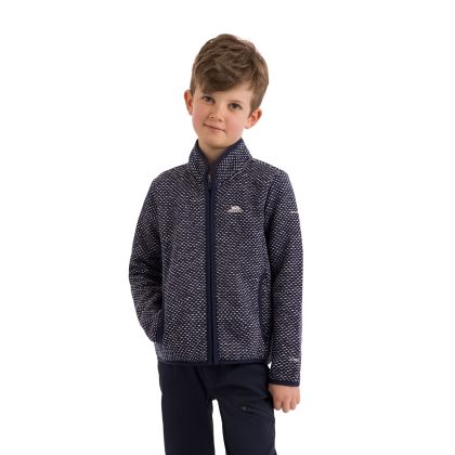 Kids Textured Fleece Ellbar in Navy