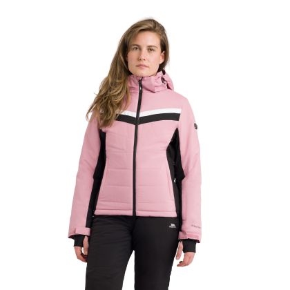 Womens Padded Ski Jacket Emma in Pink Haze
