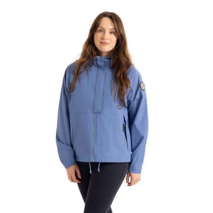 Womens Waterproof Jacket Erskine in Coastal Blue