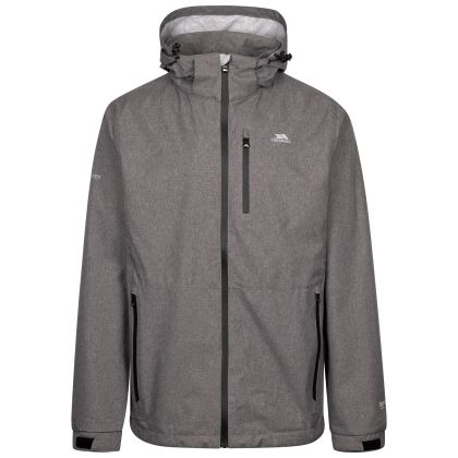 Mens Hooded Outdoor Jacket Farlesthorpe in Grey Marl