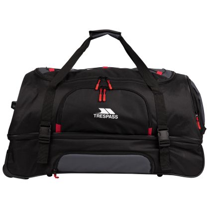 100L Trolley Duffel Bag Fero In Black, Front view