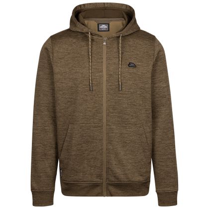 Mens Casual Hoodie Fewston in Marshland Marl, Front view on mannequin