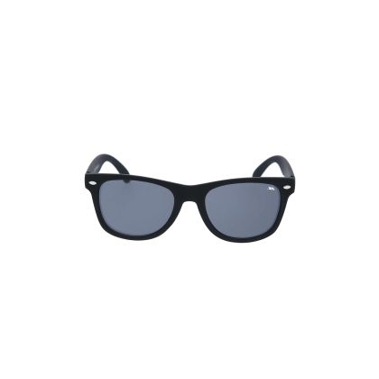 Flume Kids' Sunglasses in Black, Front view