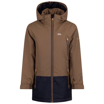 Boys Padded Waterproof Jacket Franzz in Brownie