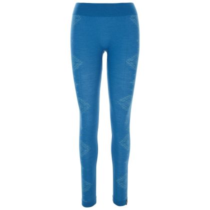 Friga Women's Base Layer Trousers in Blue, Front view on mannequin