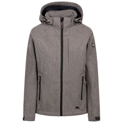 Womens Softshell Jacket Fryatt in Grey Marl