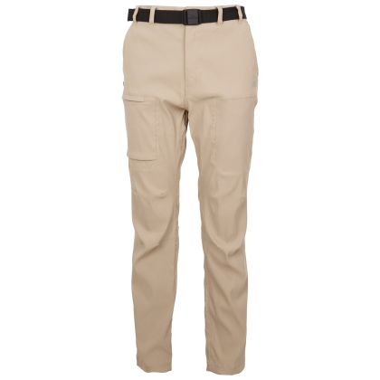 Trespass Men's Walking Trousers Garsdale in Oatmilk, Front view on mannequin