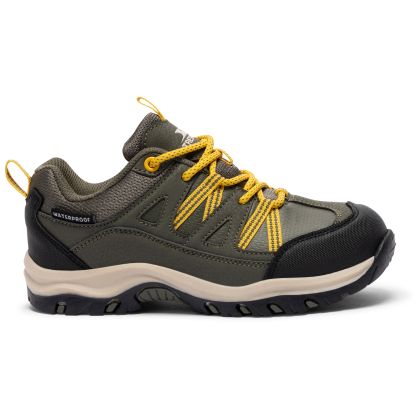 Kids Walking Shoes Waterproof Low Cut Gillon II in Forest Green
