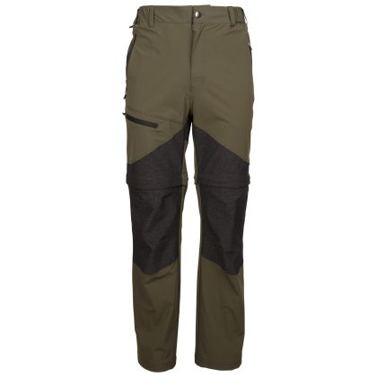 Trespass Men's Walking Trousers Gratwich in DARK IVY, Front view on mannequin