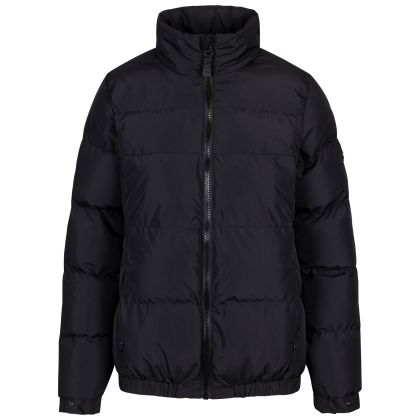 Trespass Women's Casual Padded Jacket Harding in BLACK, Front view on mannequin