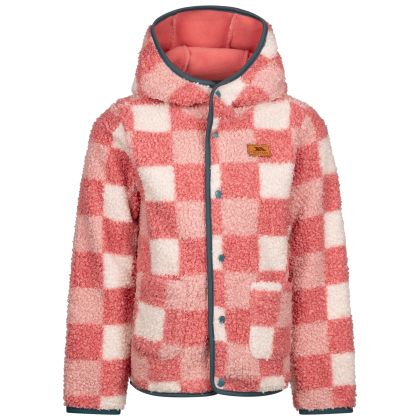 Kids Printed Fleece Haryll in Peachpink
