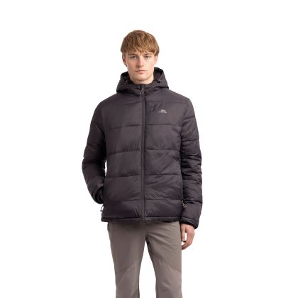 Trespass Mens Casual Jacket Heyward in Dark Grey