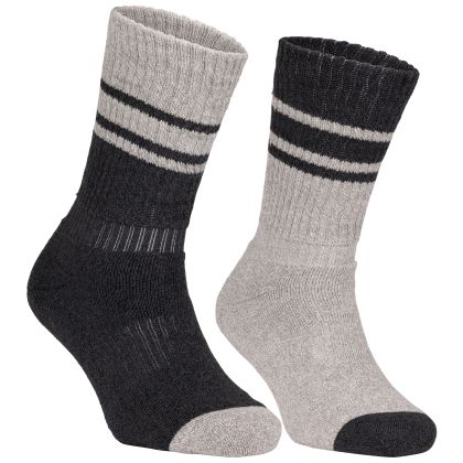 Trespass Mens Anti Blister Walking Socks Hitched 2 pack