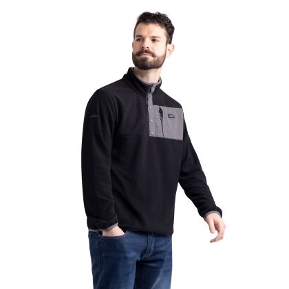 Mens Anti-Pilling Fleece Hosta in Black