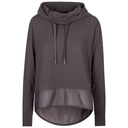 Trespass Women's Active Top Immy in DARK GREY, Front view on mannequin