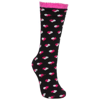 Trespass Patterned Tube Socks in Black Inverso