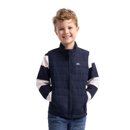 Trespass Kids Quilted Gilet Jadda in Navy
