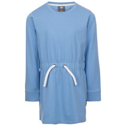 Trespass Girls Casual Dress Junie in Cornflower
