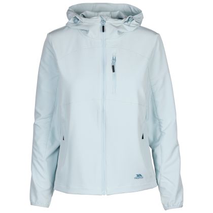 Womens Hooded Jacket Tp50 Kalady in SEAFOAM, Front view on mannequin