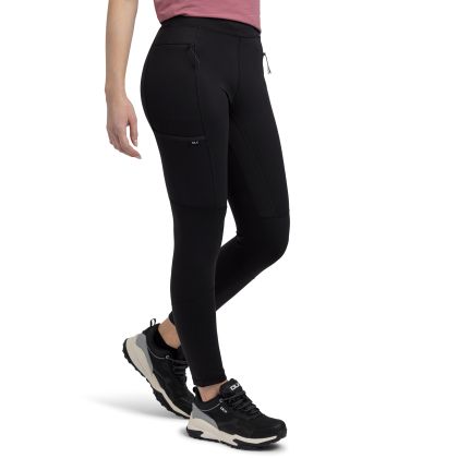 DLX Womens Outdoor Leggings Kessell C in Black, Back view on mannequin