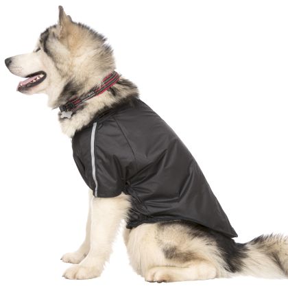 Trespaws XL Waterproof Dog Coat in Black Khaos