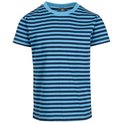 Mens T-Shirt Kindly in NAVY, Front view on mannequin