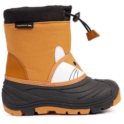 Trespass Toddlers' Unisex Snow Boots Koda in TAN, Outside view of footwear