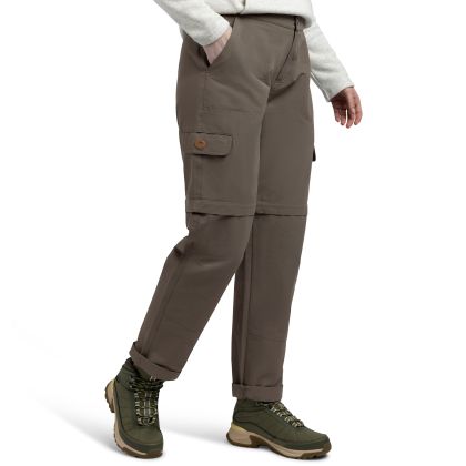 Womens Walking Trousers Krystyna In Herb, Front view on mannequin