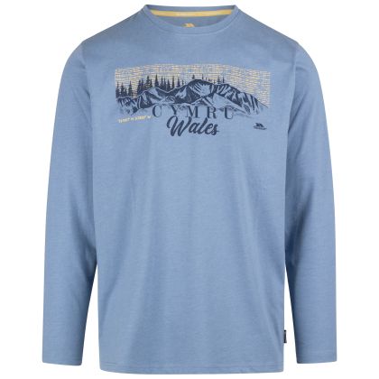 Trespass Male Casual Printed T-Shirt Kulam, Front view on mannequin