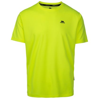 Trespass Mens Sports Top Landford in Hi Visibility Yellow