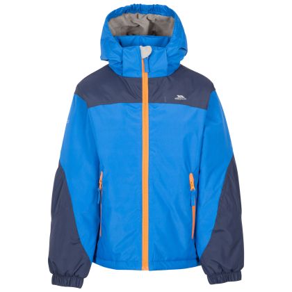Trespass Kids Waterproof Jacket TP50 Launch, Front view on mannequin