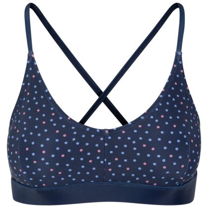 Womens Bikini Top Laura in Navy dot print