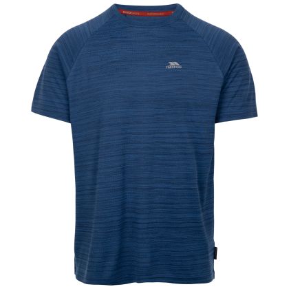 Mens Active Top Tp75 Leecana in NAVY MARL, Front view on mannequin
