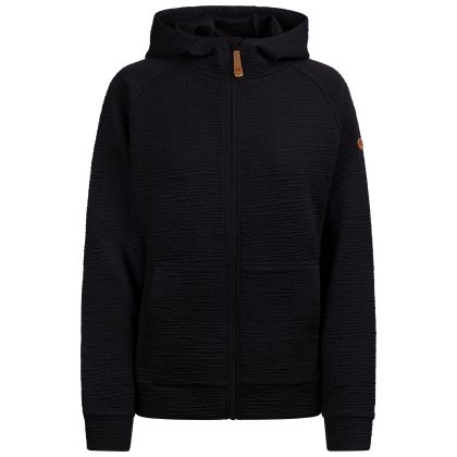 Womens Hooded Sweatshirt Lillie In Navy, Front view on mannequin