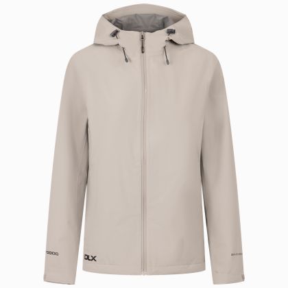 Womens Hooded Waterproof Jacket Lossie in Green Smoke