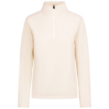 Womens Half Zip Fleece Luiston in Ghost, Front view on mannequin