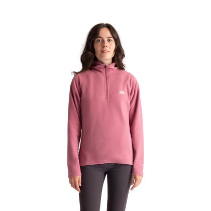 Womens Half Zip Fleece Luiston in Rose Blush