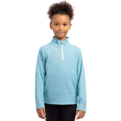 Trespass Kids Half Zip Fleece in Blue Meadows