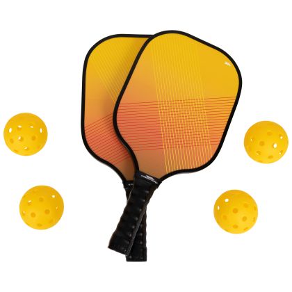 Pickle Ball Game Set Morty In Orange, Front view