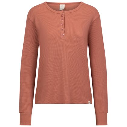 Womens Long Sleeve Top Morvenna in Clay