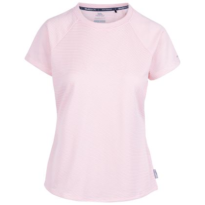 Womens Active Top Tp75 Nayasa in PINK SHELL, Front view on mannequin