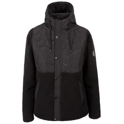 Trespass DLX Women's Fleece Jacket Nicola in BLACK, Front view on mannequin
