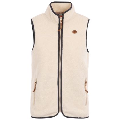 Trespass Women's Fleece Gilet AT300 Notion in GHOST, Front view on mannequin