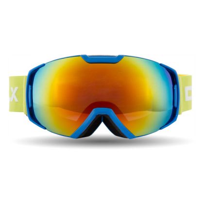 Oath Kids DLX Ski Goggles in Blue, Front view